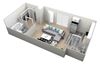 Shadow Creek Floor Plan Shadow Creek Floor Plan 392 Sq.Ft. at Country Village Apartments, Jurupa Valley, CA, 91752